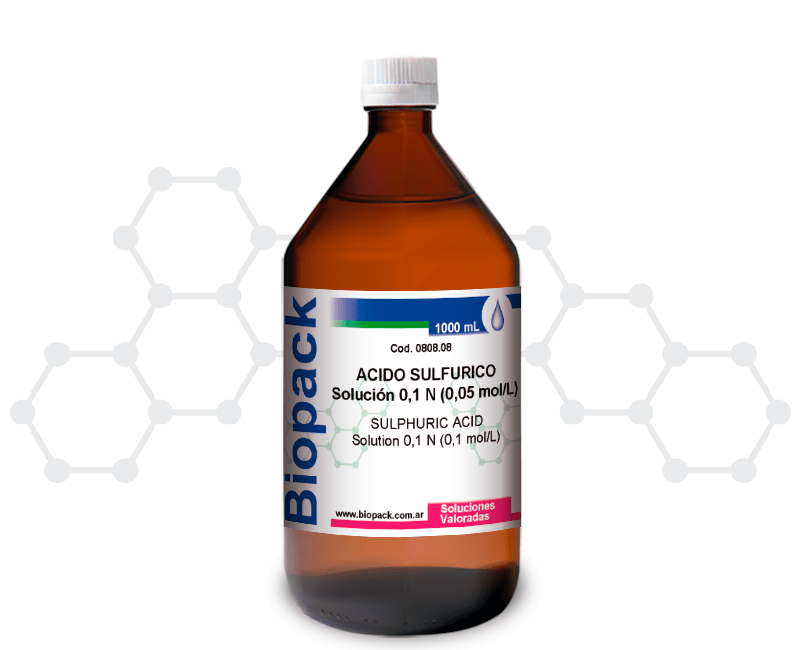 ACIDO SULFURICO Solución 0,1 N (0,05 mol/L)