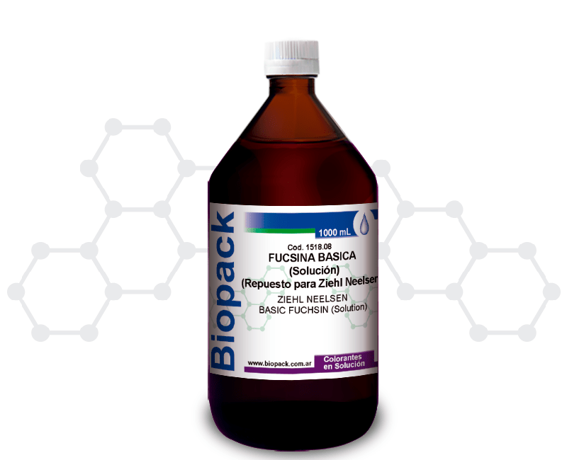 FUCSINA BASICA (Repuesto para Ziehl Neelsen) (Solución)