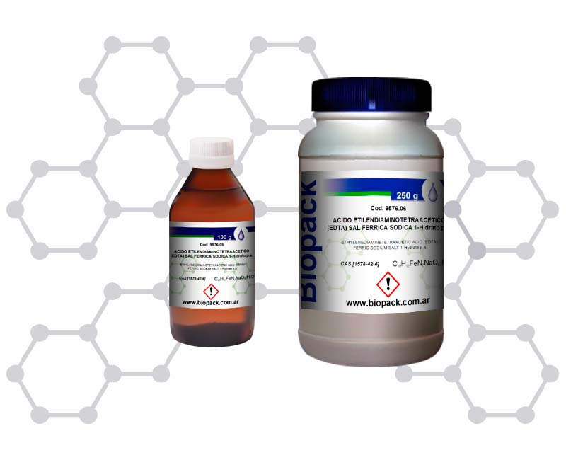 ACIDO ETILENDIAMINOTETRAACETICO, (EDTA) SAL FERRICA SODICA 1-Hidrato p.a.