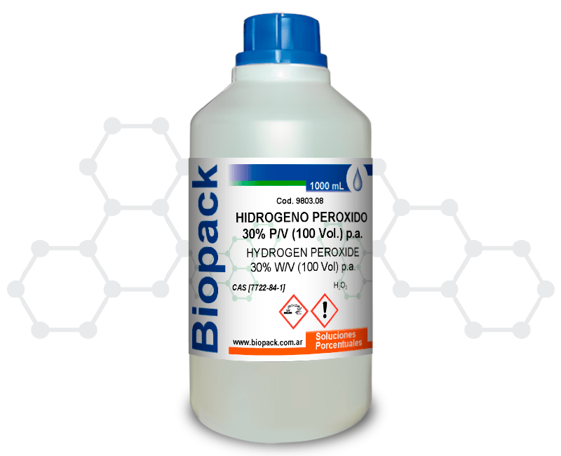 HIDROGENO PEROXIDO 30% P/V (100 Vol.) p.a.