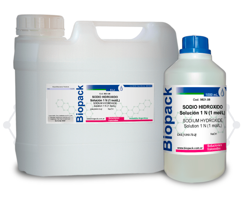 Biopack® Your Chemical Support - SODIO CARBONATO Solución 0,02 N (0,04  mol/L)