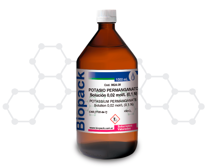 POTASIO PERMANGANATO Solución 0,02 mol/L (0,1 N)